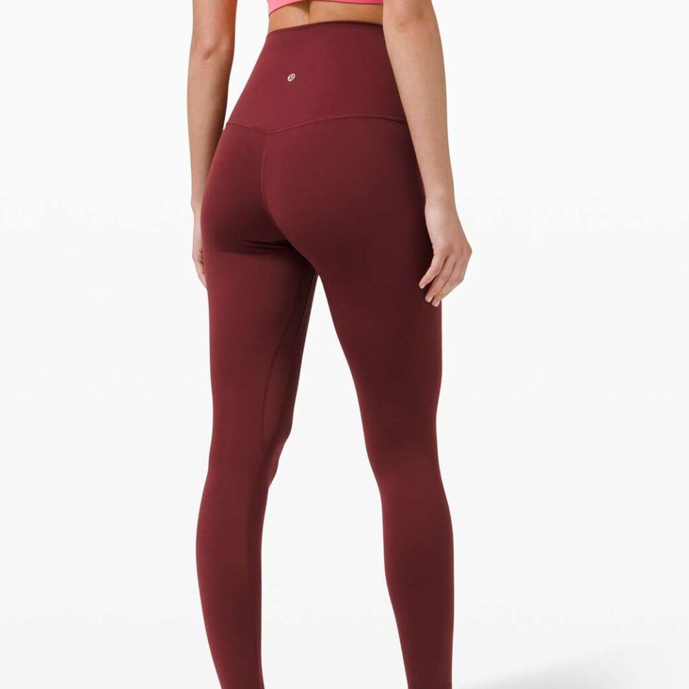 Lululemon Purple Maroon High Rise Leggings‎